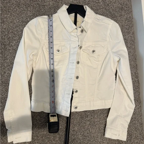 Jessica Simpson White Denim Jacket - Picture 5 of 6